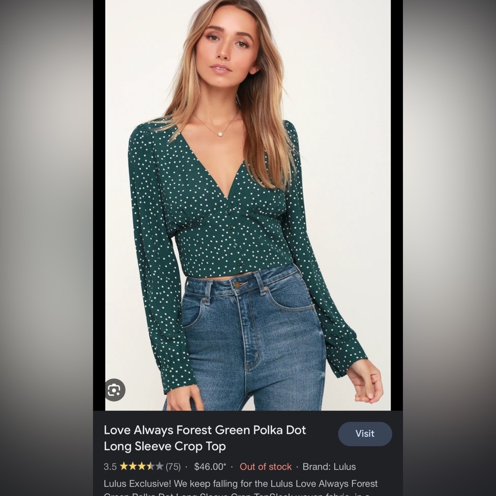 LULUS LOVE ALWAYS TOP
